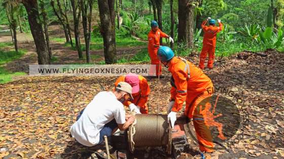 Pemasangan Flying Fox