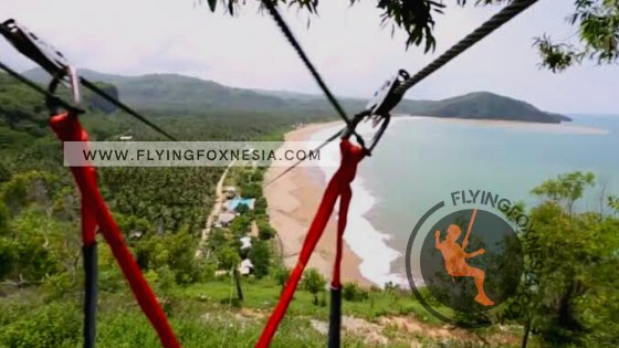 Pemasangan Flying Fox