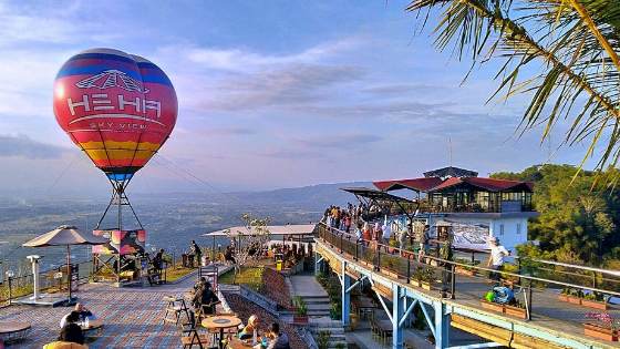 Balon Udara Spot Selfie di Heha Jogja