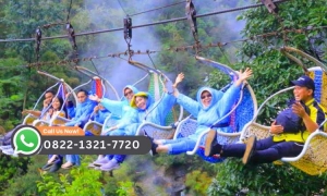 keranjang gantung wahana viral