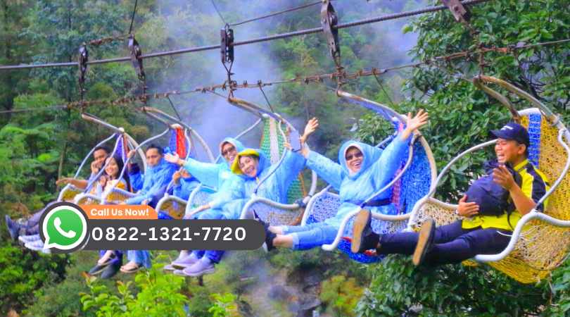 keranjang gantung wahana viral
